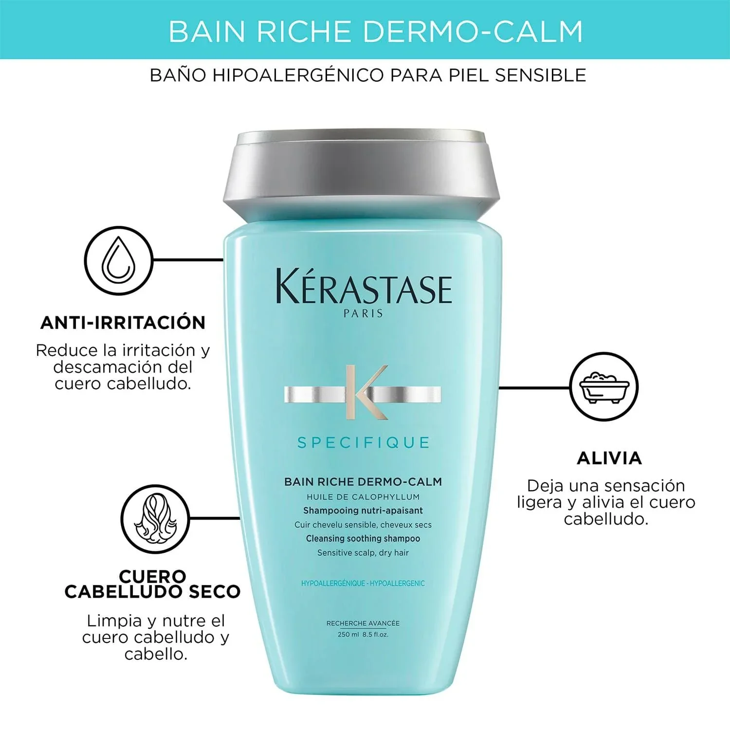 SHAMPOO Bain Riche Dermo Calm 250 ML  KERASTASE